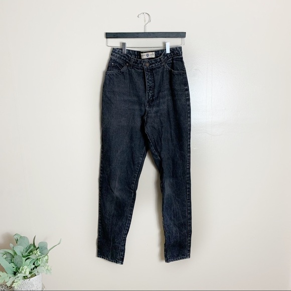 [Gap] Vintage Washed Black Denim High Rise Mom Jeans - Picture 1 of 9